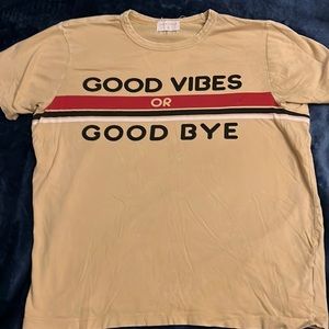 Yellow oversized t-shirt!